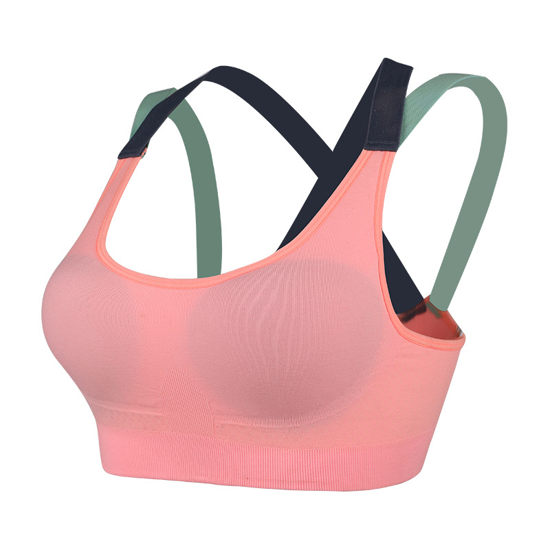 SZ60052-1 Фитнес-йога Push Up спортивный бюстгальтер для женщин тренажерный зал работает мягкая майка